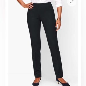 EUC Talbots Black “Bi-Stretch” Women's Pants Trousers Style #63016322 Size: 16